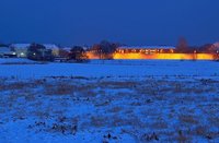 Rechts: Winterpanoram Kreyenbrück