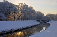 Verschneite Hunteniederung