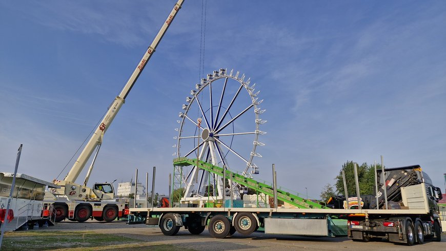 Der Aufbau am 17. September 2024. Foto: Stadt Oldenburg