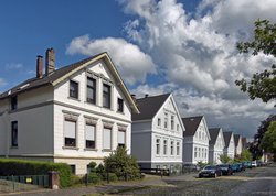 Oldenburger Hundehütten in der Schäferstraße. Foto: Hans-Jürgen Zietz