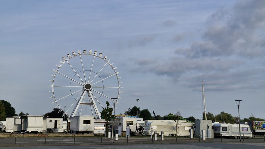 Der Aufbau am 17. September 2024. Foto: Stadt Oldenburg