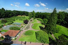 Der Oldenburger Schlossgarten aus der Vogelperspektive. Foto: Hans-Jürgen Zietz.