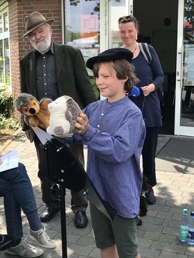 De jüngste van de Vörlesers weer JONTE TIETGE. Foto: Stadt Oldenburg