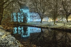 Winter im Schlossgarten von Oldenburg. Foto: Hans-Jürgen Zietz