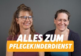 Talke Wolter und Nadine Brückner vom Pflegekinderdienst der Stadt Oldenburg. Foto: Stadt Oldenburg