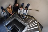 Nebentreppenhaus in der Baumgartenstraße. Foto: Bernhard Weber-Meinardus Nebentreppenhaus in der Baumgartenstraße. Foto: Bernhard Weber-Meinardus