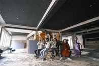 Vorfreude auf die neue Musikschule. Foto: Bernhard Weber-Meinardus Vorfreude auf die neue Musikschule. Foto: Bernhard Weber-Meinardus