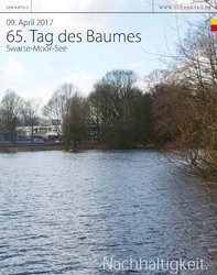 Einladung zum Tag des Baumes 2017 mit dem Swarte-Moor-See. Grafik: Stadt Oldenburg Einladung zum Tag des Baumes 2017 mit dem Swarte-Moor-See. Grafik: Stadt Oldenburg