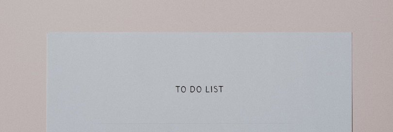 Blatt mit to do list. Foto: Annie Spratt/unsplash