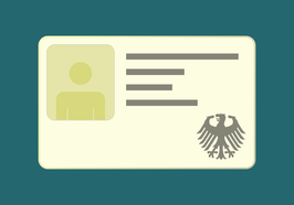 Grafik eines deutschen Personalausweises. Foto: Jan/Pixabay