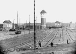 Historisches Foto 1 Bahndammgelände Krusenbusch. Foto: Bezirksregierung Weser-Ems