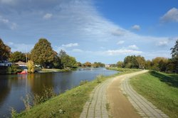 Die Hunte am Achterndiek. Foto: Hans-Jürgen Zietz