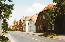 Gebäudezeile nach der Sanierung von Alt-Osternburg. Foto: Stadt Oldenburg