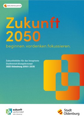 Cover der Broschüre zur Zukunft 2050. Gestaltung: urbanista