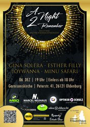 Einladungsflyer zum Weihnachtskonzert mit Informationen zu Ort, Zeitpunkt und Künstlerinnen. Grafik: Flyernotruf.