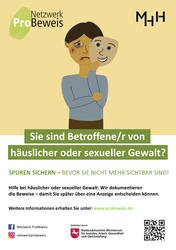 Das Poster vom Netzwerk ProBeweis verweist auf deren Internetseite. Bild: Netzwerk ProBeweis.