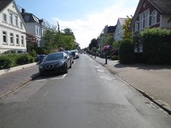 Ansicht Ziegelhofstraße Blickrichtung Würzburger Straße. Foto: Stadt Oldenburg