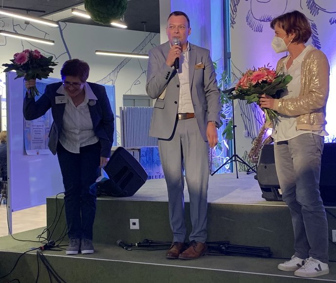 Christiane Maaß, Markus Acquistapace und Dagmar Thieß (von links). Foto: Elke Henken