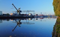 Der Oldenburger Hafen. Foto: Hans-Jürgen Zietz