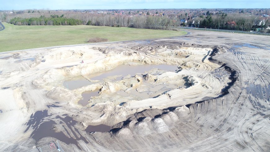 Stadt Oldenburg Bearbeitete Fläche des ehemaligen Tanklagers. Foto: Stadt Oldenburg