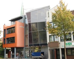 Die Fassade des Schlauen Hauses. Foto: Stadt Oldenburg