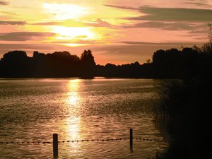 Sonnenaufgang am Bornhorster See. Foto: Werner Fuhlrott Sonnenaufgang am Bornhorster See. Foto: Werner Fuhlrott