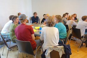 Arbeitsgruppen beim Austausch. Foto: Stadt Oldenburg.